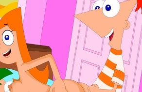 Phineas y Ferb en un hentai donde se follan entre los dos a la hermana