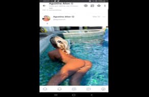 Agustina Añon desnuda por las redes sociales